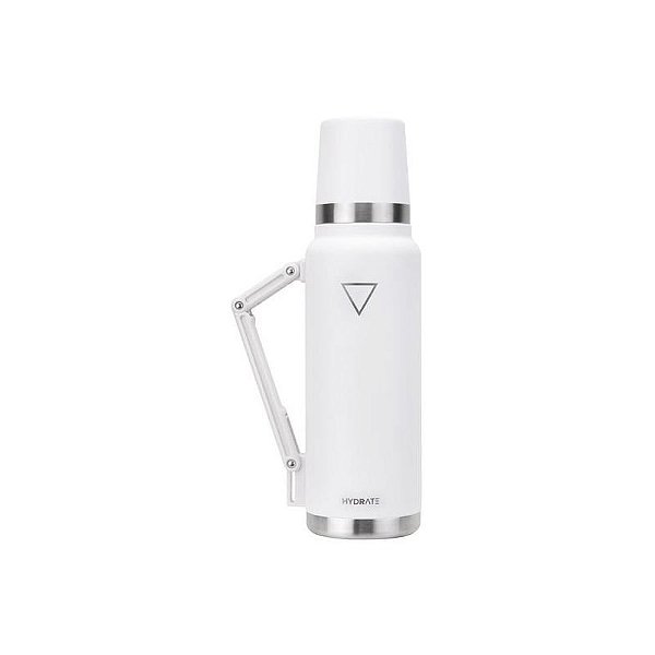 Garrafa Térmica Hidratante 1.2L com Bico - Cor Branca