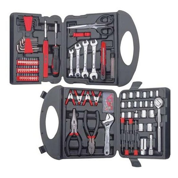 Conjunto Completo de Ferramentas Nappo - 189 Peças em Maleta Prática