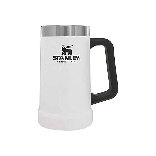 Caneca Térmica Stanley Big Grip Stein 709ML - Branca