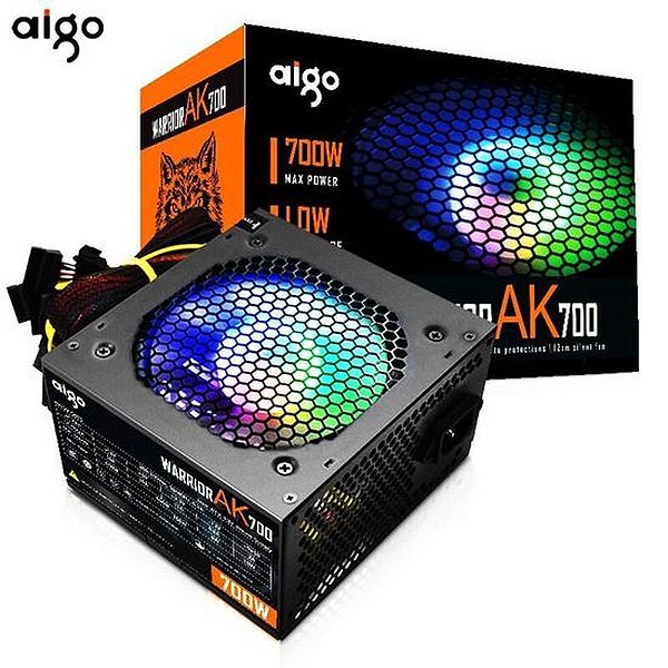 Fonte de Alimentação Aigo Ak700 Real Pfc Ativo 700W 220V