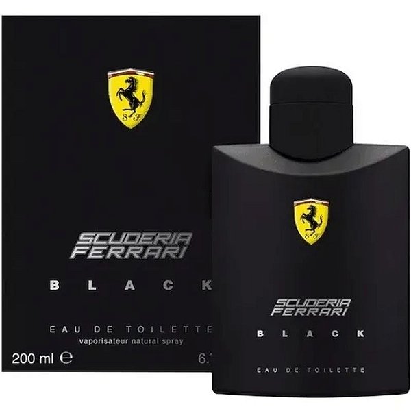 Perfume Masculino Scuderia Ferrari Black EDT 200mL