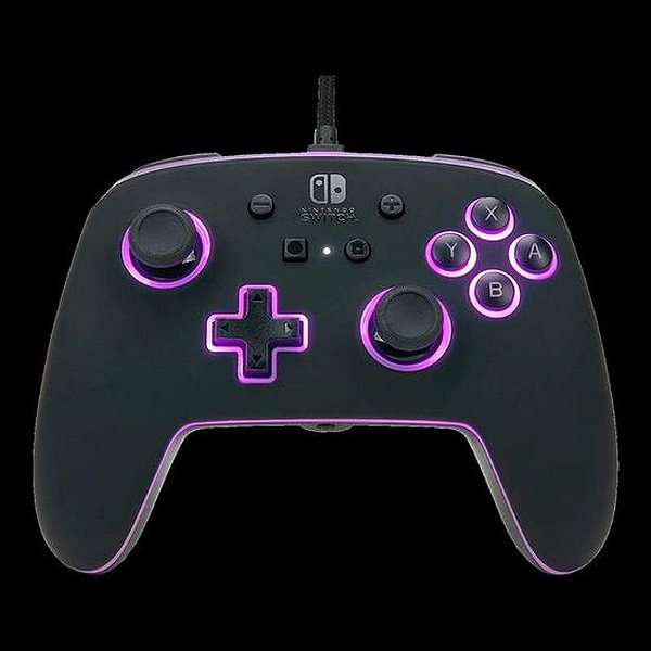 Controle Pro Wired Powera para Nintendo Switch - LED Spectra
