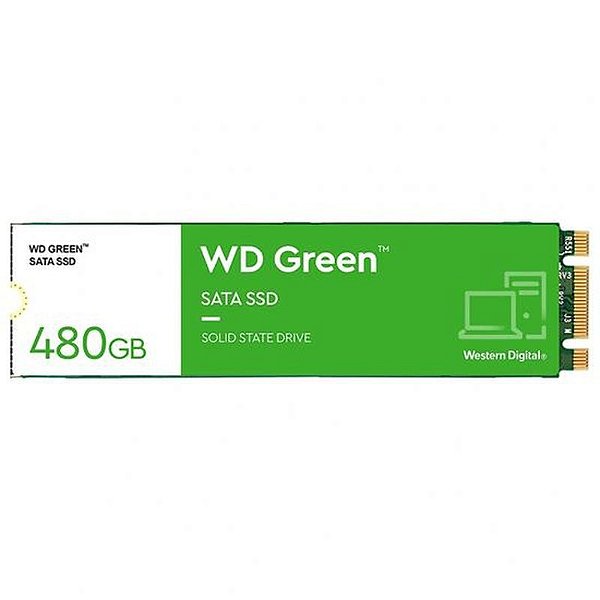 SSD Western Digital WD Green 480GB M.2 SATA - Leitura 545MB/s - Alta Performance
