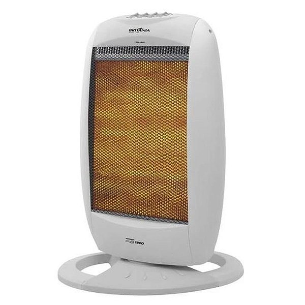 Aquecedor Elétrico Britânia AB1200W - 1200W - Branco - Eficiente e Compacto 220V
