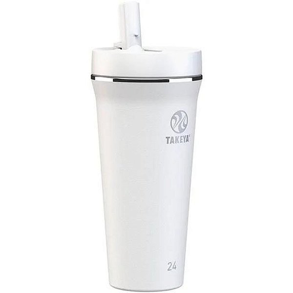 Copo Térmico Takeya com Tampa para Canudo 24OZ (700ML) - Cor Arctic