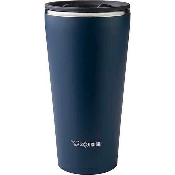 Copo Térmico Zojirushi SX-FSE45AD 450ML - Azul Escuro, Ideal para Bebidas Quentes e Frias