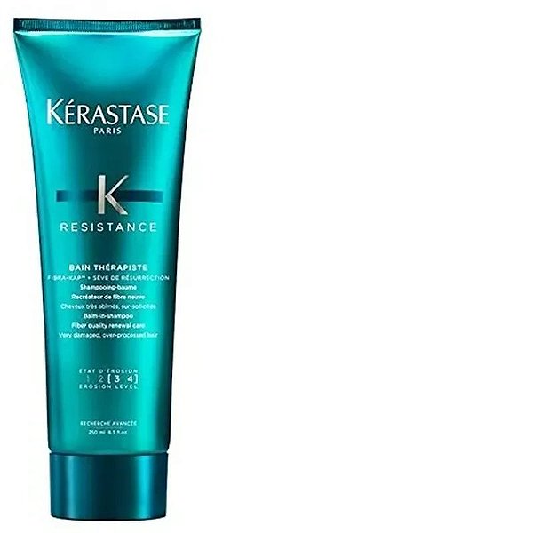 Shampoo Kérastase Resistance Bain Thérapiste 250Ml - Tratamento Para Cabelos Danificados