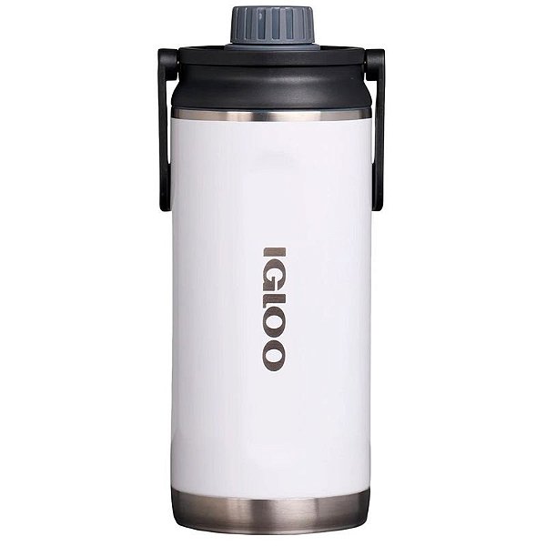 Garrafa Térmica Igloo 1L - Alta Performance em Isolamento Térmico, Cor Branca
