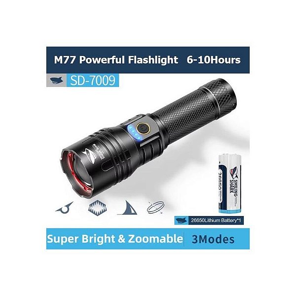 Lanterna LED Tubarão Sorridente SD-7009