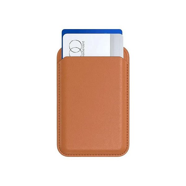 Carteira Magnética Satechi ST-Vlwo com Suporte - Laranja