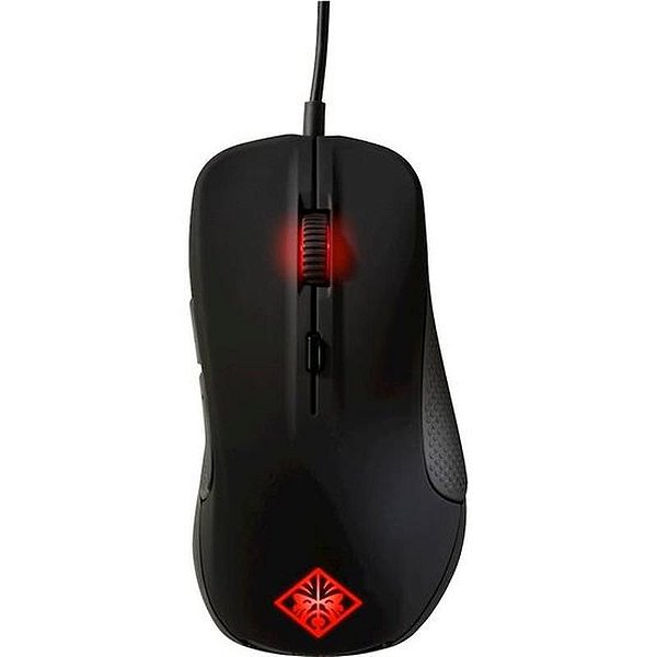 Mouse Gamer HP Omen XZ796AA - Fio - 6500 DPI - 6 Botões - Preto Profissional