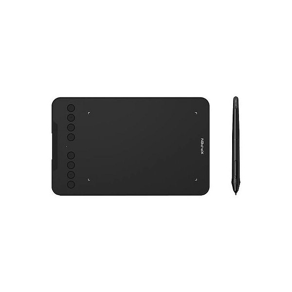 Mesa Digitalizadora XP Pen Deco Fun XS 7” x 4,37” com Caneta - Cor Preto