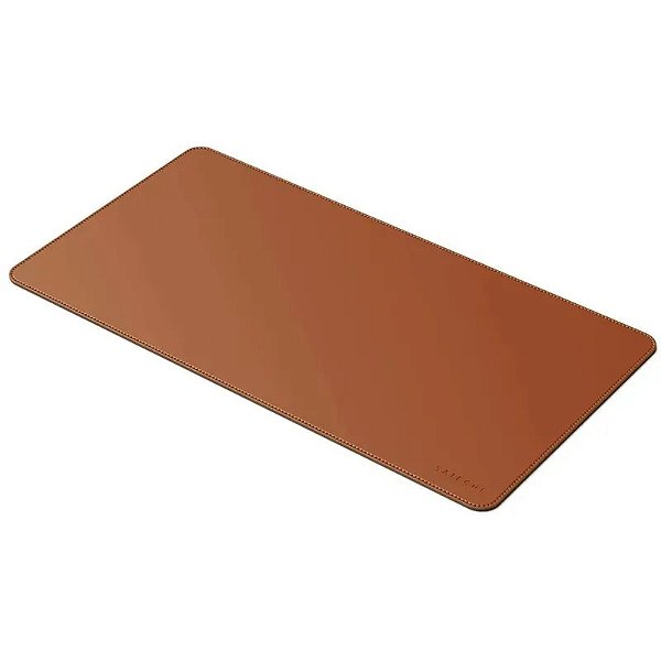 Porta-Objetos Deskmate Em Couro Ecológico Marrom - 23X12.2 Cm - Satechi