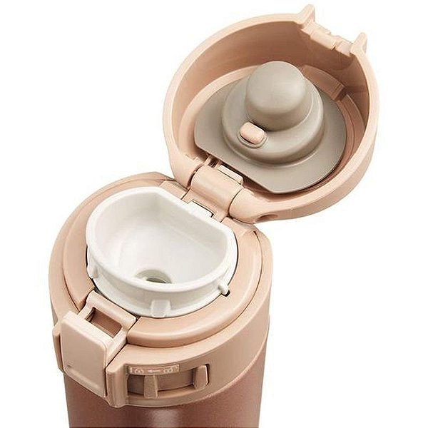 Garrafa Térmica Inox Zojirushi 360Ml - Rosa Dourado