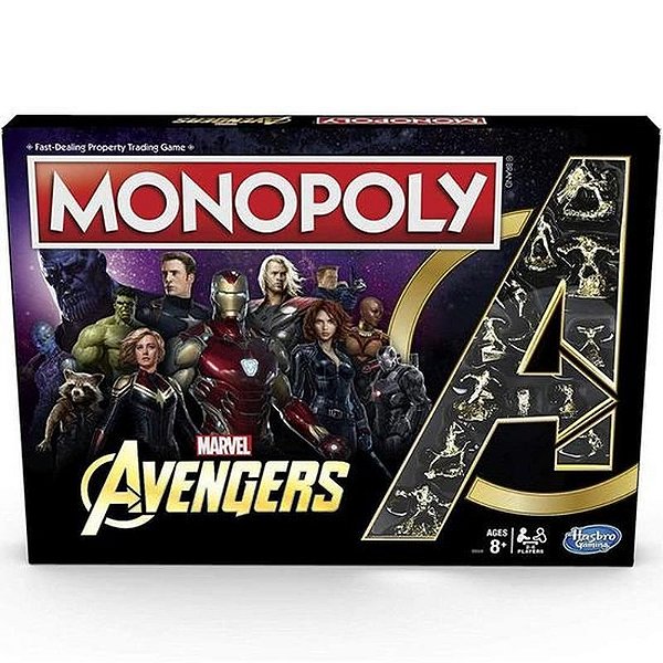 Monopoly Vingadores Edição Especial da Hasbro