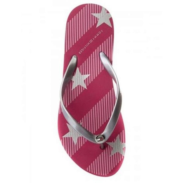 Chinelo Feminino Rosa Tommy Hilfiger Fw0Fw02384633-633 - Tamanho 37