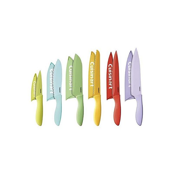 Conjunto de Facas Culinárias Cuisinart Multicolorido - 12 Peças