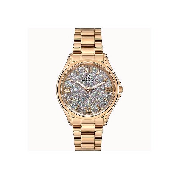 Relógio Feminino Dourado Daniel Klein DK.1.12528-2