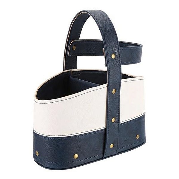 Bolsa Matera Terrano para Automóveis - Azul e Branco, Modelo S0409120086