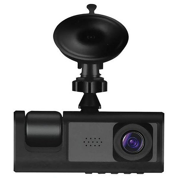 Câmera Veicular Satellite A-DVR006 FHD 1080P - Preta, Visão Clara e Registro Seguro