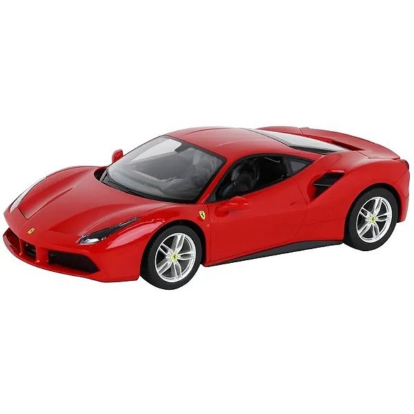 Ferrari 488 Gtb Vermelho 1/14 R/C - Modelo Rastar 75600 Controle Remoto