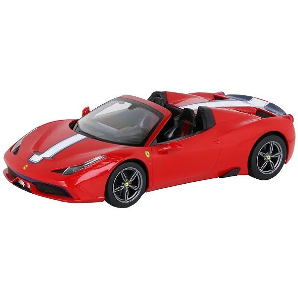 Ferrari 458 Speciale Vermelho - Miniatura R/C Escala 1/14 - Rastar 73400