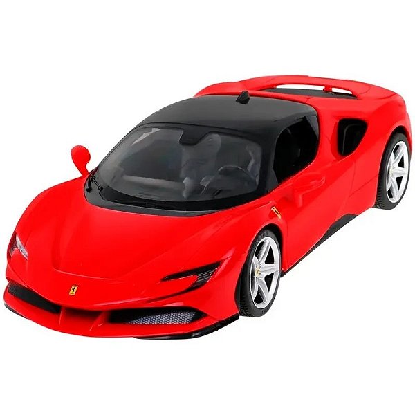 Automodelo RC Ferrari SF90 Stradale 1/14 - Controle Remoto 24 MHz - Rastar