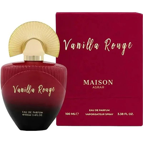 Perfume Feminino Maison Asrar EDP Vanilla Rouge 100mL - Elegância e Sofisticação