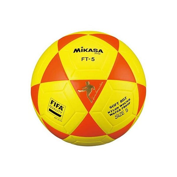 Bola de Futvolei Mikasa Amarelo e Laranja NR8 - Alta Performance e Durabilidade