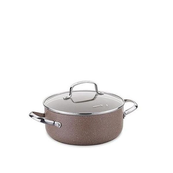 Pote Korkmaz com Tampa Marrom 24x11,3 cm - Versatilidade e Estilo para sua Cozinha