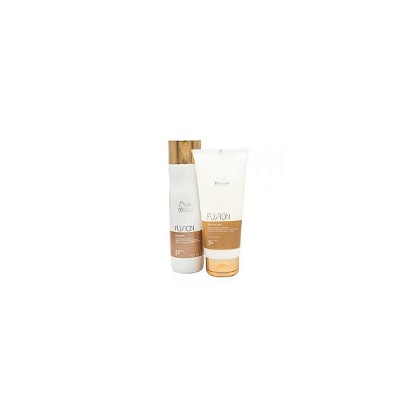 Kit de Cuidados Capilares Wella Fusion - Shampoo e Condicionador - Tamanho Pequeno