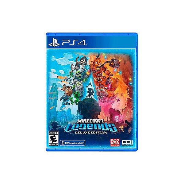 Minecraft Legends Edição Deluxe para PS4 - Jogo Completo e Exclusivo