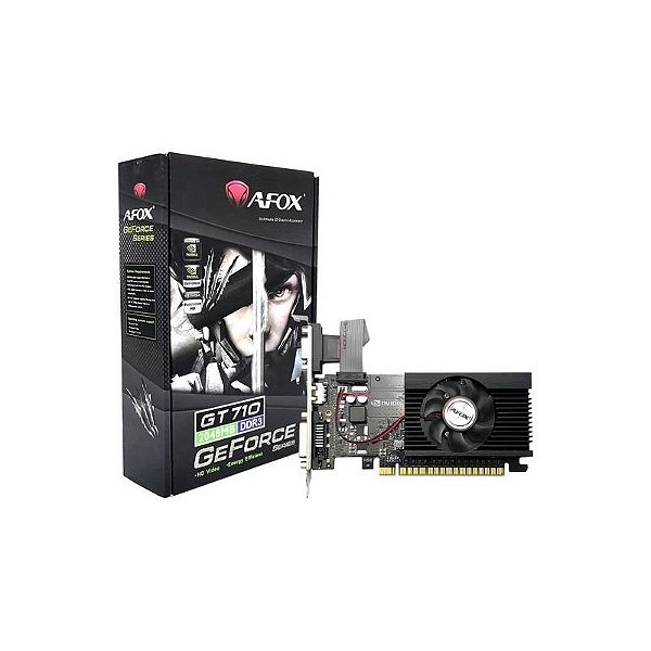 Placa De Vídeo Vga Gt710 2Gb Afox Ddr3 Af710 2048D3L5 V3 Hdmi