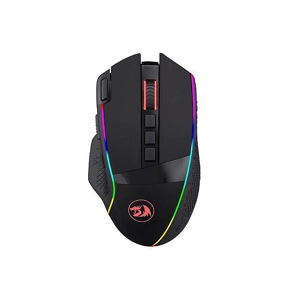 Mouse Gamer Sem Fio Redragon M991-RGB Modelo Enlightment - Preto