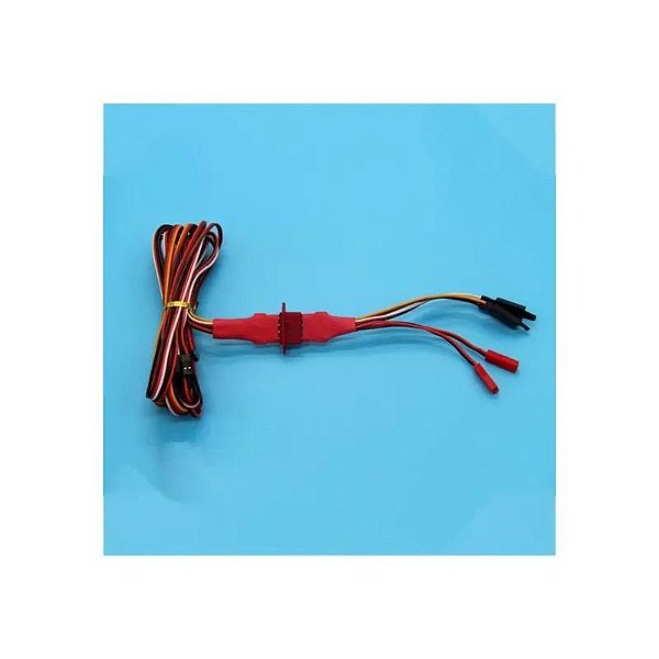Servo Elétrico Retrátil com Freio para Modelismo - Conector Multi-Fio MPX - Piloto Acessórios
