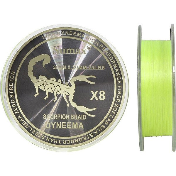 Linha Multifilamento Sumax Scorpion 0,20mm 20lbs 300M