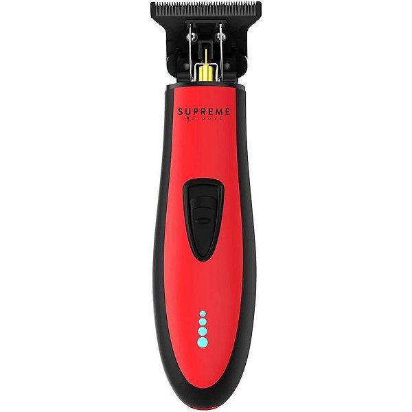 Máquina De Cortar Cabelo Recarregável Supreme Trimmer T-Shaper St5215/Red