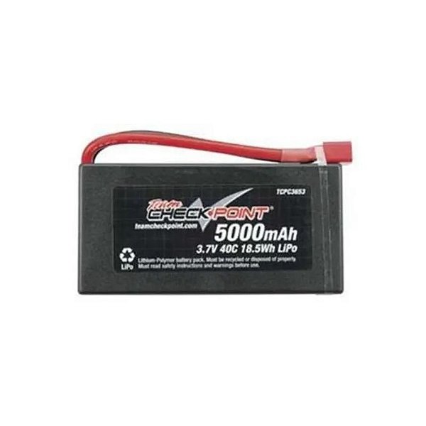 Pack Bateria Lipo 3.7V 5000Mah 40C Para Corrida - Tcpc3653