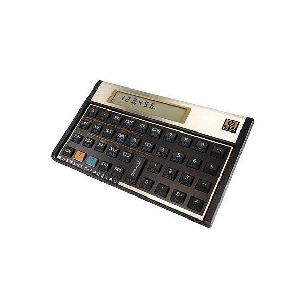 Calculadora Financeira Hp 12C Edição De Luxo Gold - Modelo Internacional