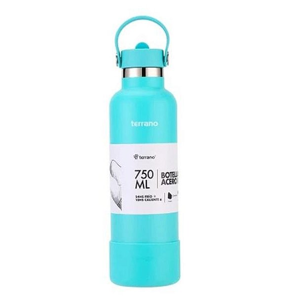 Garrafa Térmica Celeste Terrano 750ML - Ideal para Bebidas Quentes e Frias