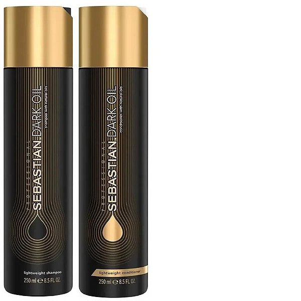 Kit De Shampoo E Condicionador Sebastian Dark Oil Leve - 2 X 250Ml