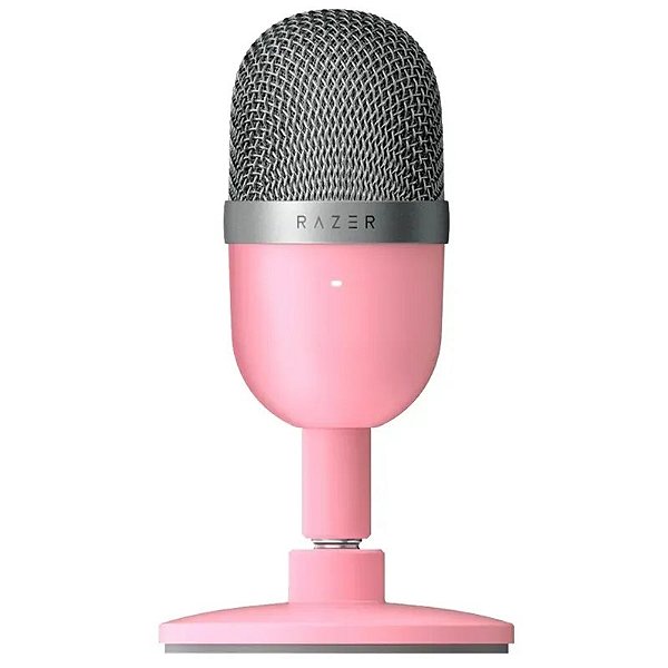 Microfone Razer Seiren Mini Profissional - Edição Rosa Quartzo