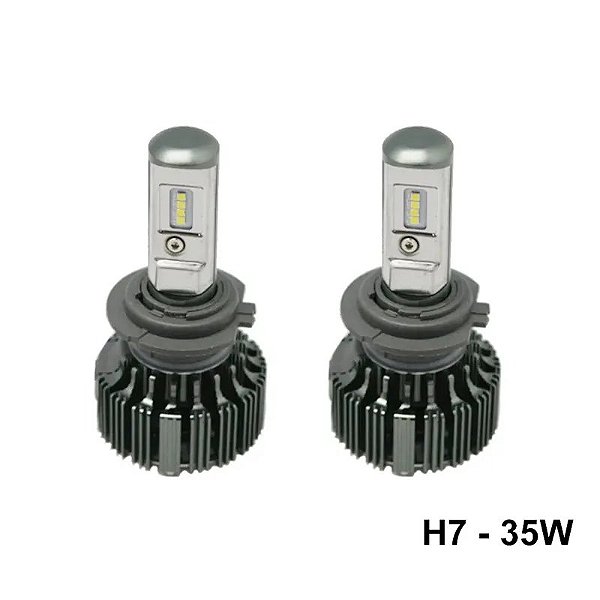 Lâmpada LED H7 M1 35W 6200K Branca - Economia e Durabilidade Superior