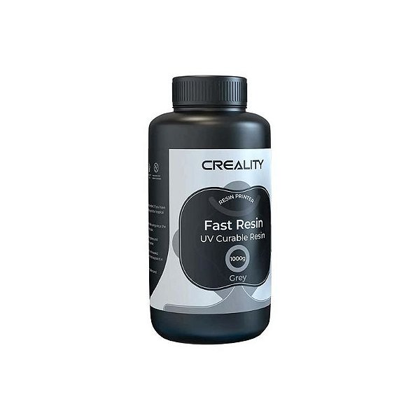 Resina Rápida UV 1KG para Impressora 3D Creality - Plástico Cinza