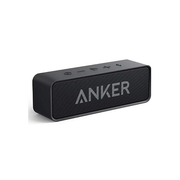 Caixa de Som Bluetooth Anker Soundcore A3102016 - Preta, Alta Qualidade de Som