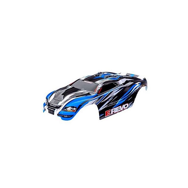Bolha Traxxas e-Revo 1/16 na Cor Azul - Modelo 7115-Blue