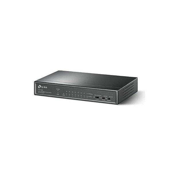 Switch TP-Link TL-SF1009P PoE+ 9 Portas 100 Mbps - Preto