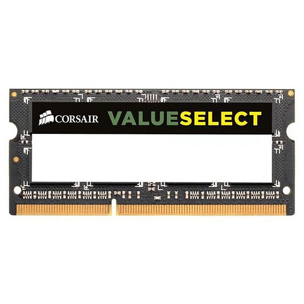 Memória RAM Corsair ValueSelect 8GB DDR3L 1333MT/s para Notebook - CMSO8GX3M1C1333C9