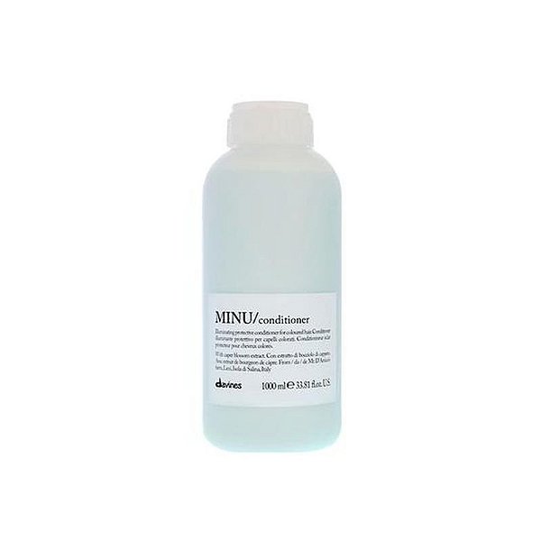 Davines Minu Shampoo Condicionador 1L - Cuidado Intensivo para Cabelos Coloridos