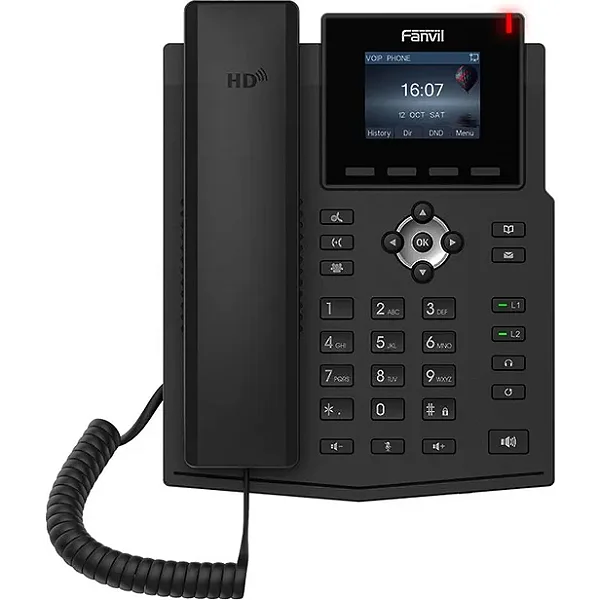 Telefone IP Fanvil X3SP Bivolt - Telefone SIP com Display LCD. HD Voice e PoE